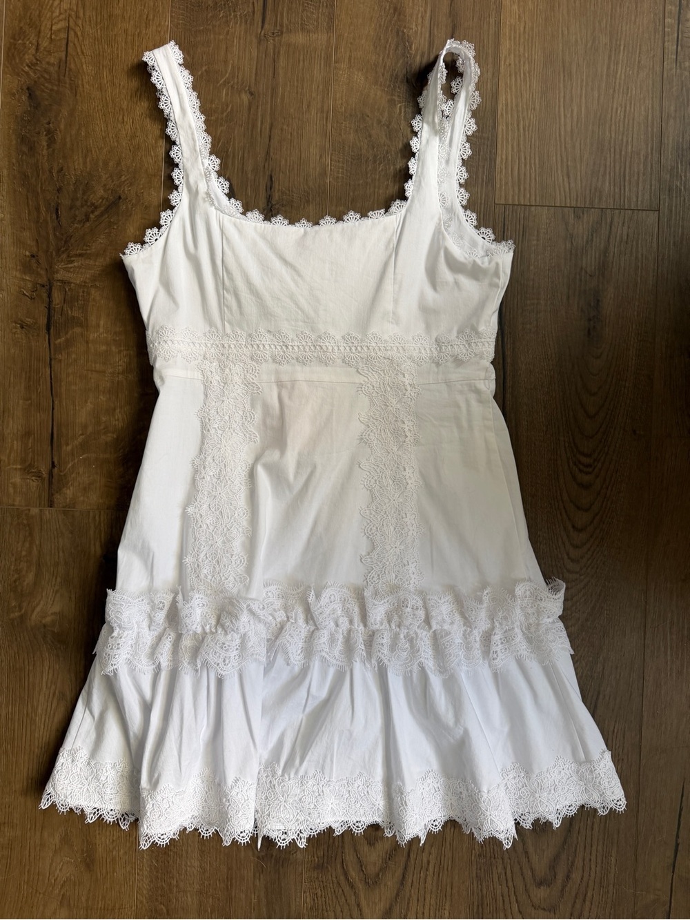 NWT Cinq à Sept Aziza White Mini Dress - Size 8 - Picture 7 of 15